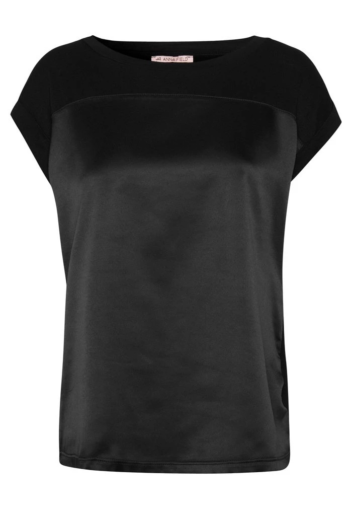 Chemise ANNA FIELD Anna Field Basic T-shirt Noir Femme | WDQ-8940544